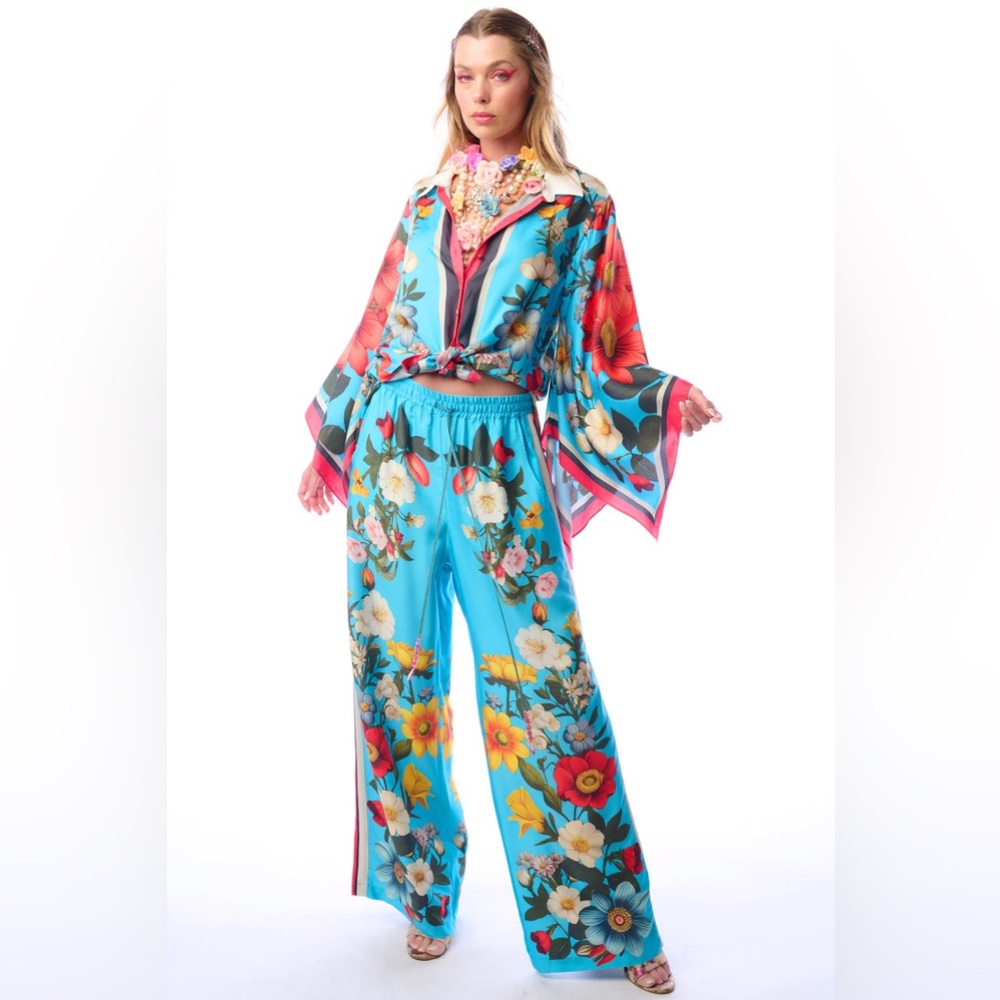 Aratta FLORAL GARDEN PANTS, NWT